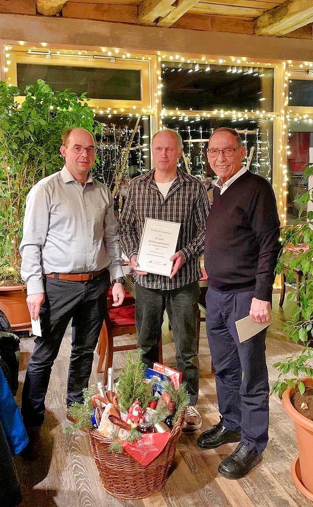 Das Bild zeigt von links: Karsten Kilian, Wolfgang Lunz, Gerhard Kilian