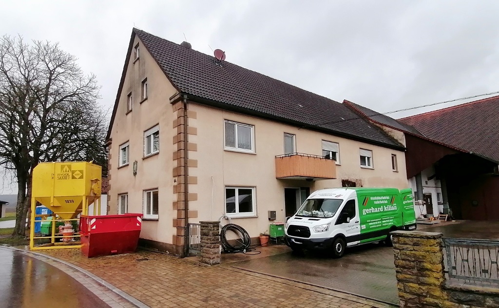 12 – Innenputzarbeiten und Innendämmung Umbau 1