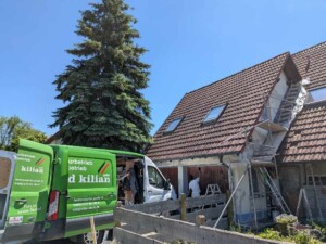 Projekt 81:<br> Fassadenarbeiten Garage